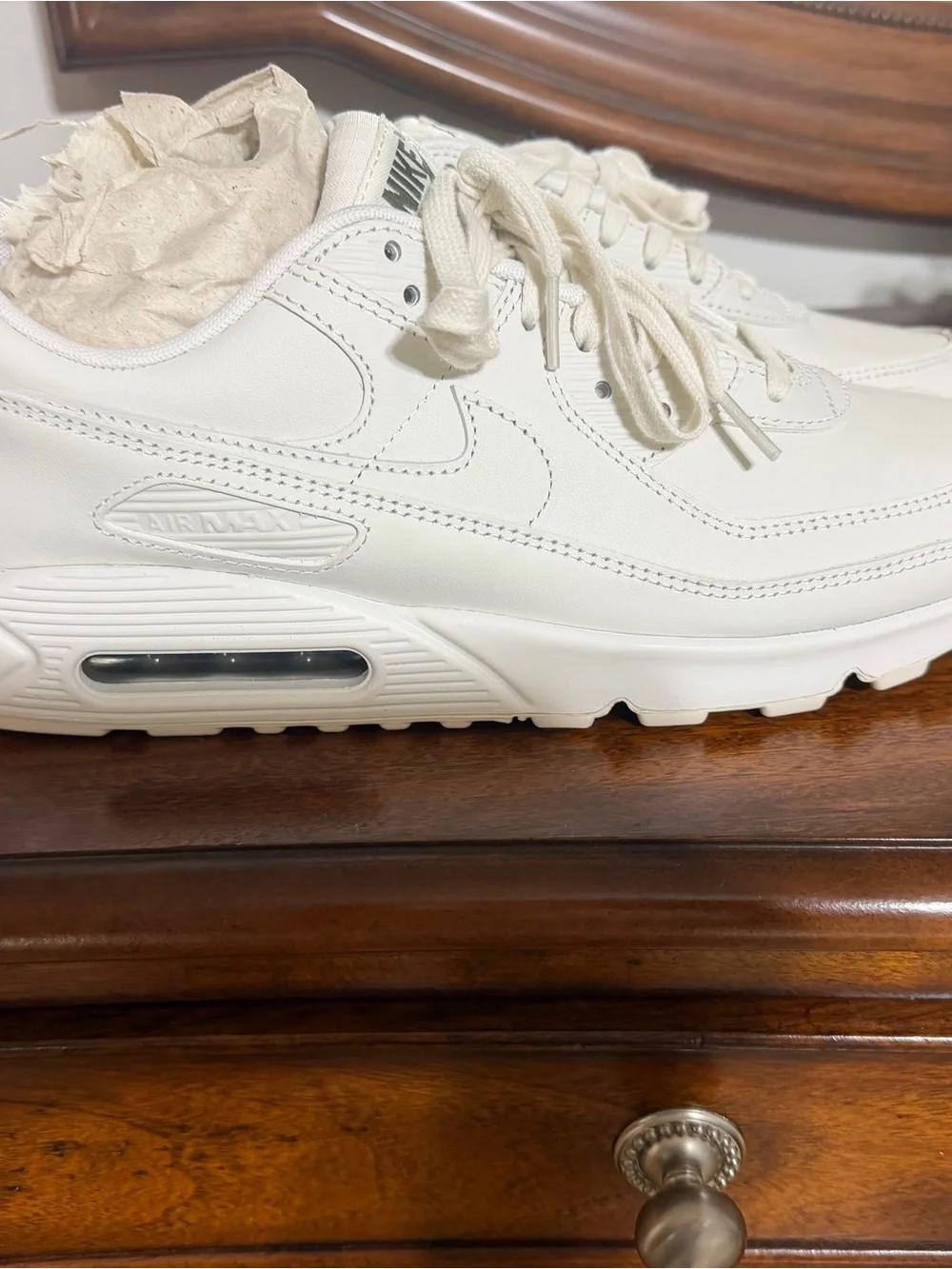 Nike Men's Air Max 90 Sneakers - Cream/Off-White